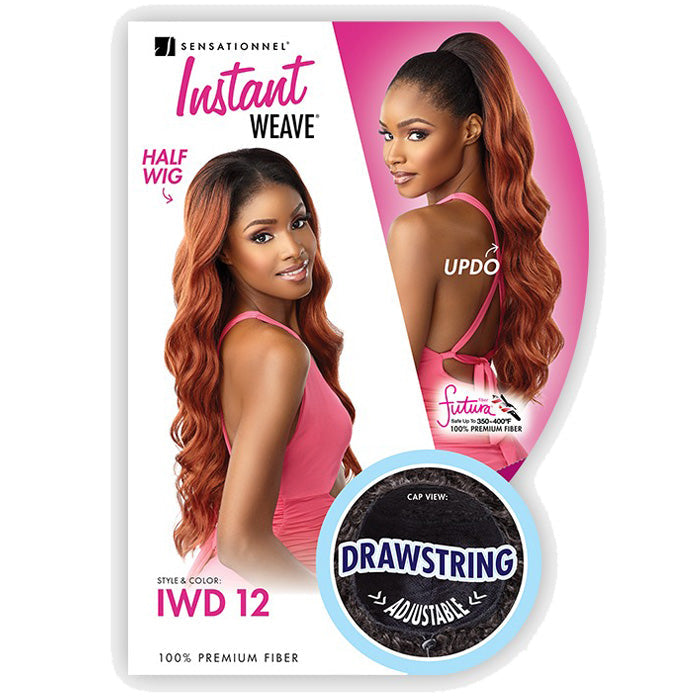 Sensationnel Instant Weave Drawstring Cap Half Wig - IWD 12
