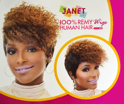 Janet Collection Human Hair Wig AMBER