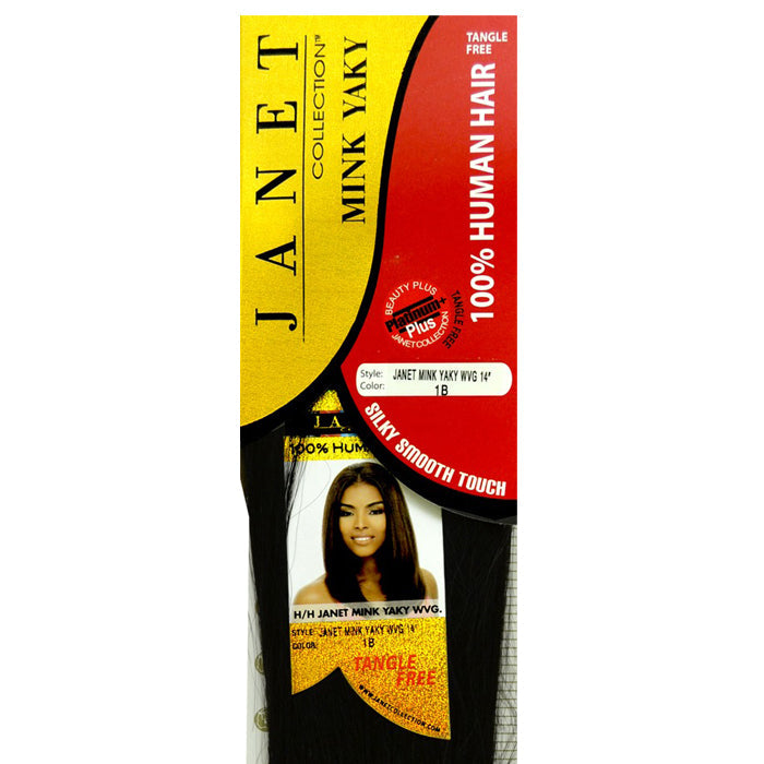 Janet Collection Human Hair Weave - MINK YAKY 12/16/18"