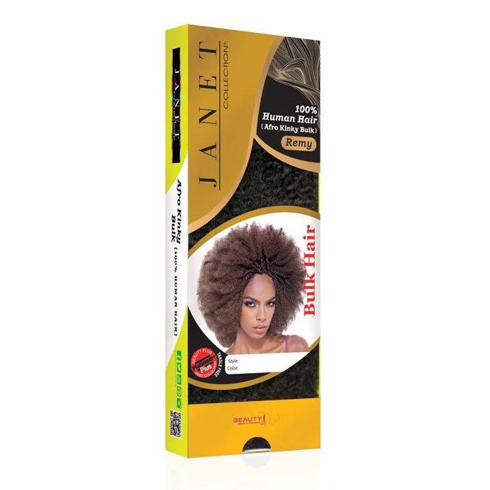 Janet Collection Human Hair Bulk AFRO KINKY 18 Inch