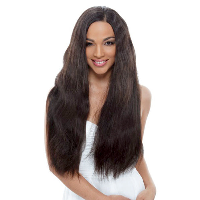 Janet Collection 100% Natural Human Hair Brazilian Bundle Weave + Closure - NATURAL WVG 7PCS (1 Pack) 9-22"