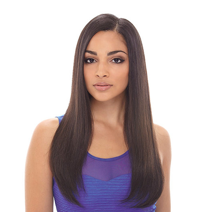 Janet Collection Prestige One 100% Remy Human Hair Weave + Free Closure - ALCO REMY YAKY 6 PCS (1 Pack)