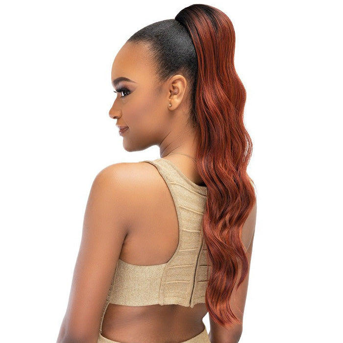 Janet Collection Everytime Noir Drawstring Ponytail - APPLE D/S