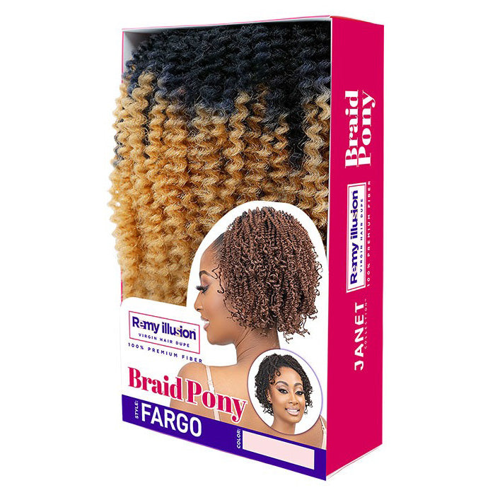Janet Collection Remy Illusion Braid Ponytail - FARGO