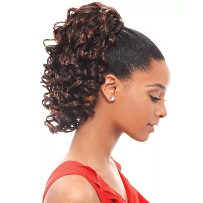 Janet Collection Ponytail Orange