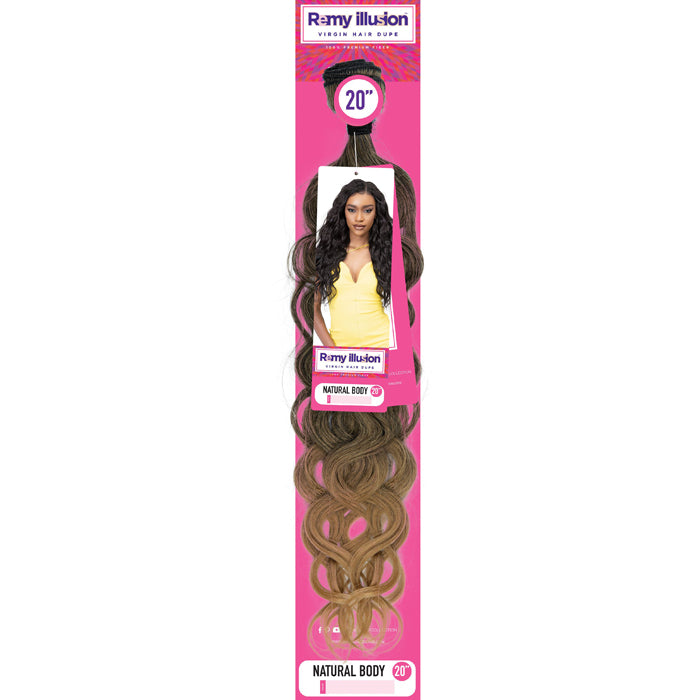 Janet Collection 100% Premium Fiber Natural Body Weave 20