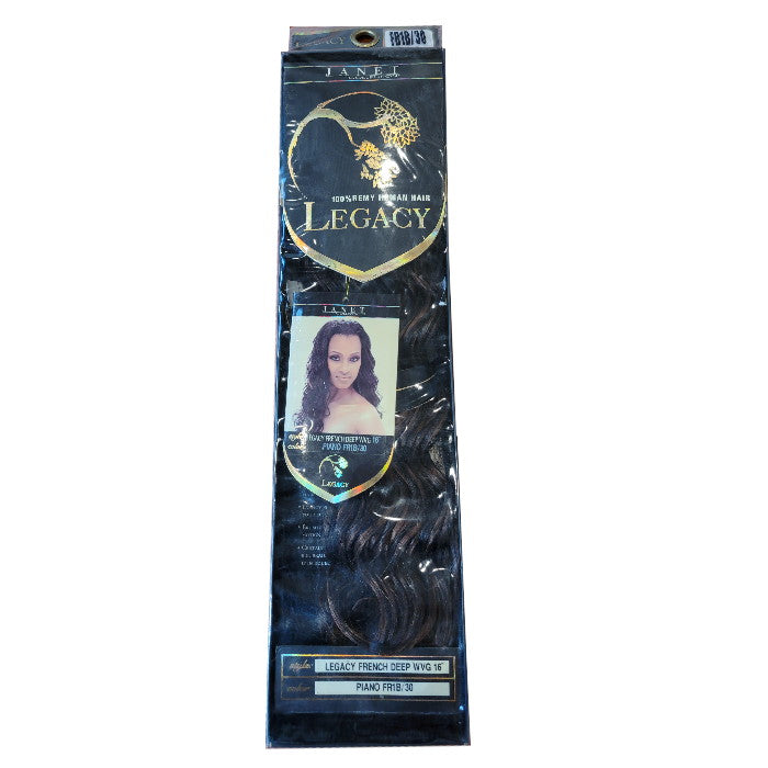 Legacy Prestige Remy Human Hair Weave - FRENCH DEEP 12/16"