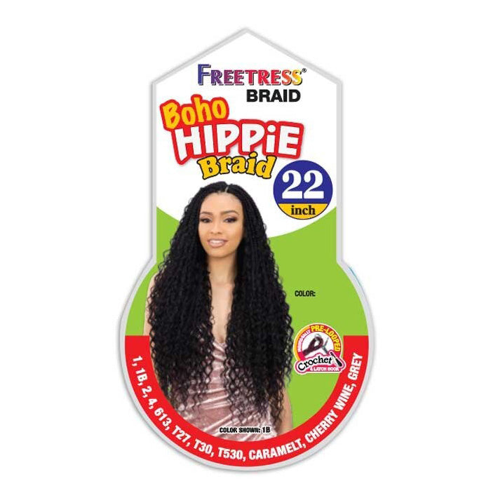 Freetress Pre-Looped Crochet Braid - BOHO HIPPIE BRAID 22"
