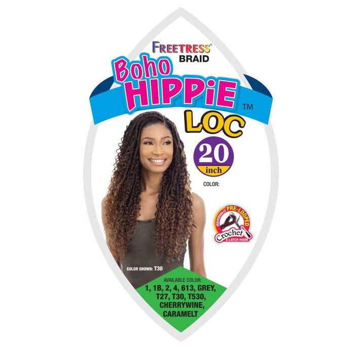 Freetress Pre-Looped Crochet Braid - BOHO HIPPIE LOC 20"