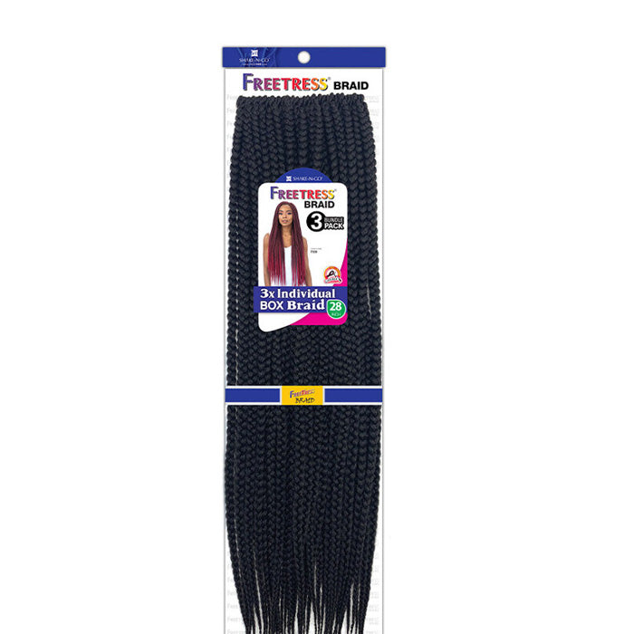 Freetress Pre-Looped Crochet Braid - 3X INDIVIDUAL BOX BRAID 28"