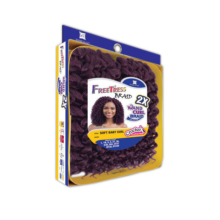 Freetress Braid 2X Wand Curl Crochet Braid - SOFT BABY CURL
