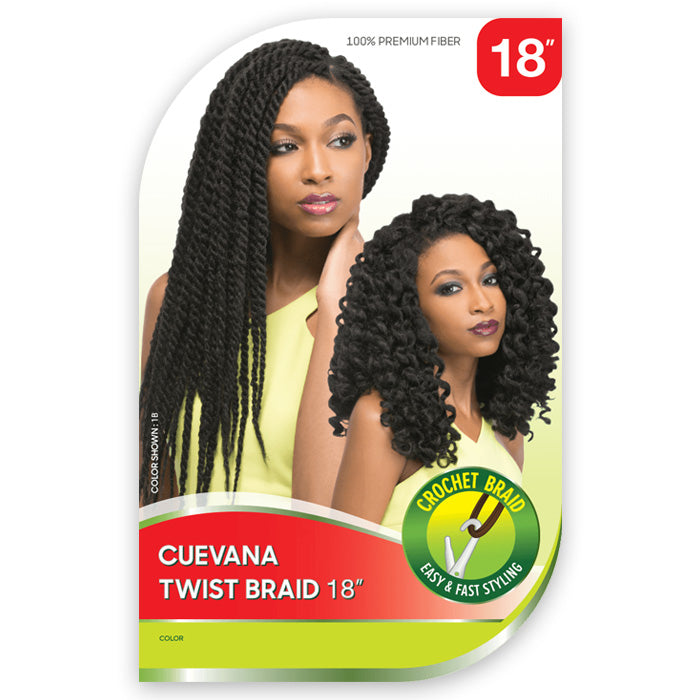 Outre X-Pression Crochet Braid - CUEVANA TWIST WEAVING 18"