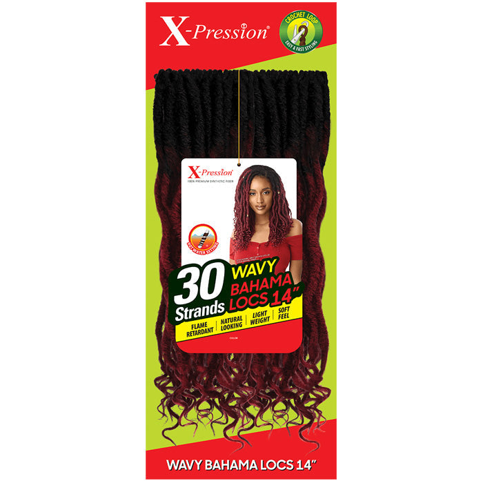 Outre X-Pression Crochet Loop Braid - WAVY BAHAMA LOCS 14"
