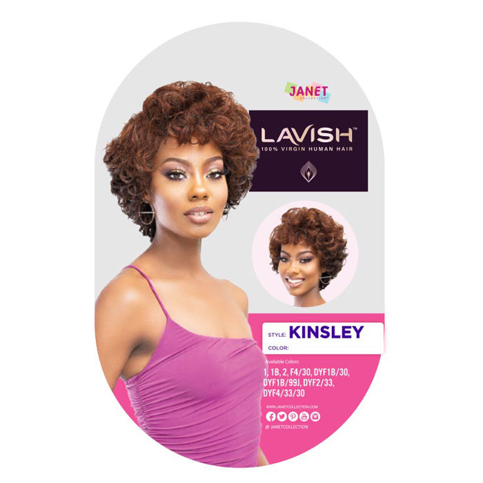 Janet Collection Vigirin Human Hair Wig KINSELY