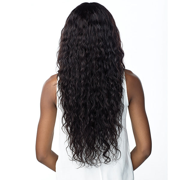 Sensationnel Unprocessed Virgin Human Hair 10A 360 Swiss Lace Wig LOOSE WAVE 28"