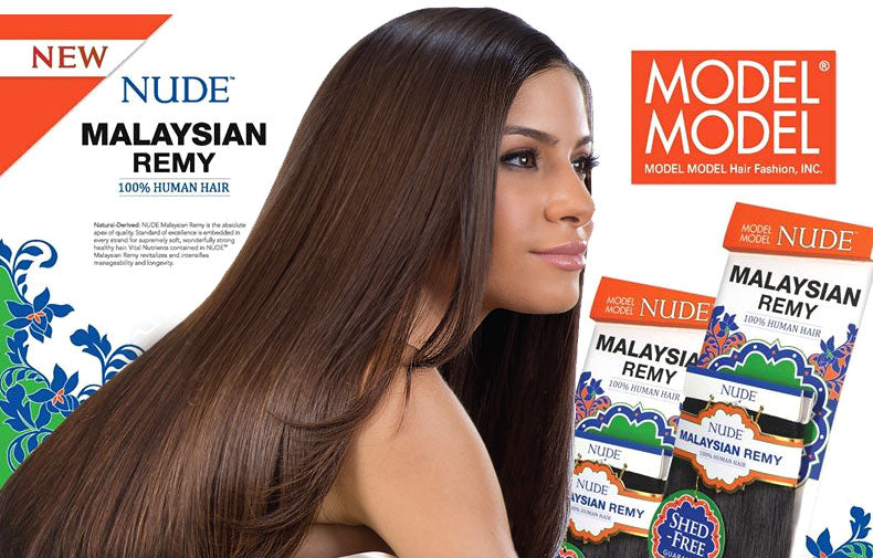 Model Model Nude 100% Human Hair Weaves - MALAYSIAN REMY YAKY 10S - 18 Inch