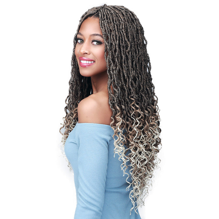 Bobbi Boss Pre-Looped Crochet Braids - MICRO LOCS FEATHER TIPS 18"