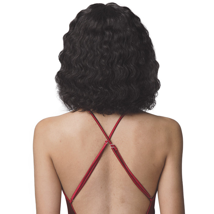 Bobbi Boss 100% Unprocessed Human Hair Bundle Hair Wig 5" HD Deep Part Lace Wig - MHLF437 EDITH