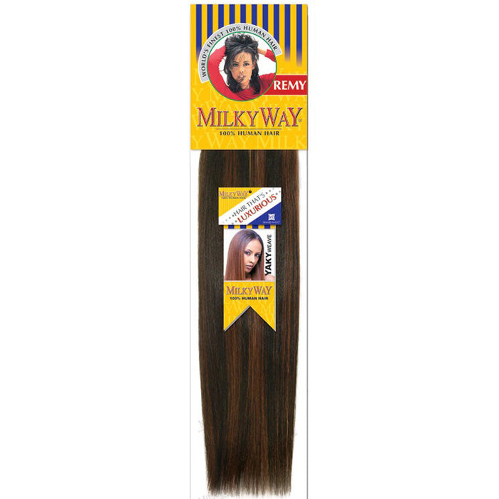 Milky Way 100% Human Hair Weave - YAKY 10"/12"