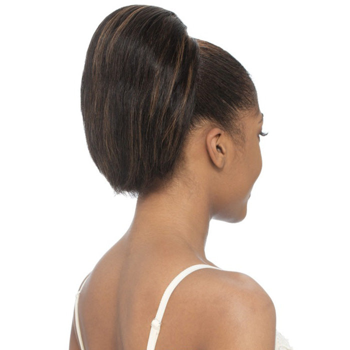 MilkyWay Indian Human Hair Drawstring Ponytail Indian Deep Pony 8 Inch