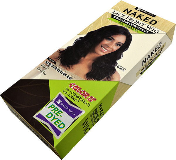 Shake-N-Go Naked Brazilian Virgin Remy 100% HH Lace Front NAKED BRAZILIAN RAY