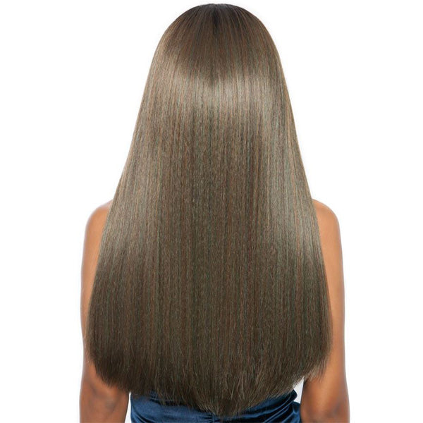 Brown Sugar Human Hair StyleMix Uniweave V Part Wig - BSUW07 NATURAL STRAIGHT 28 Inch