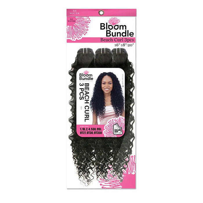 Mayde Beauty Bloom Bundle Weave - BEACH CURL 3PCS (16"/18"/20")