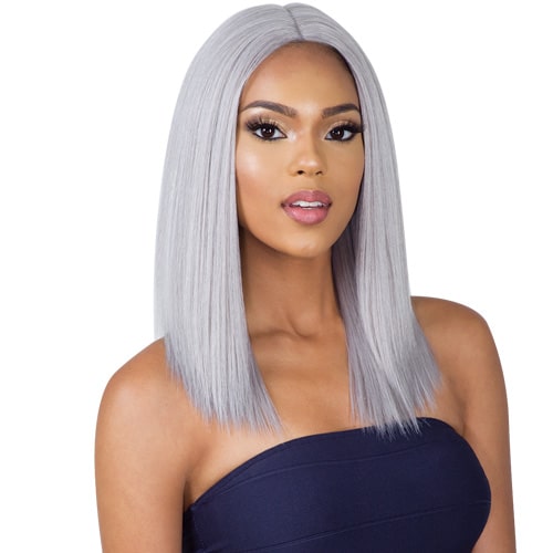 Mayde Beauty Synthetic Bloom Bundle Weave SILKY STRAIGHT 5PCS + Lace Closure
