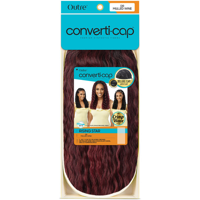 Outre Converti Cap Deluxe Half Wig Crimp Wave - RISING STAR