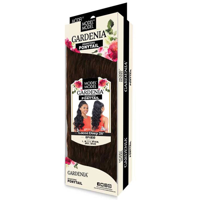 Model Model Gardenia Drawstring Ponytail - LOOSE DEEP 26"