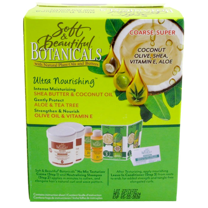 Soft and Beautiful Botanicals Texturizer Kit - COARSE/REGULAR