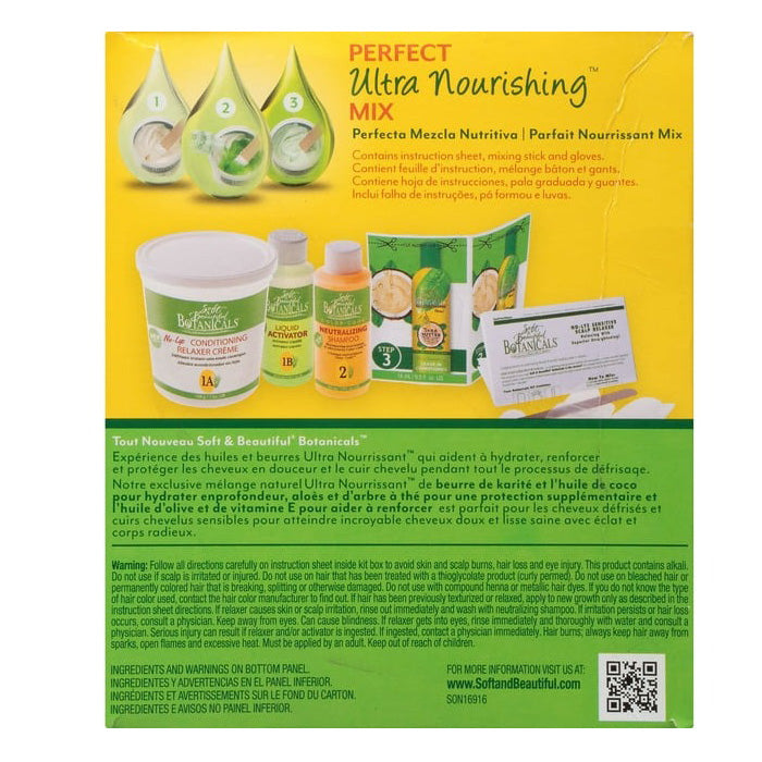 Soft & Beautiful Botanicals NO-LYE RELAXER KIT