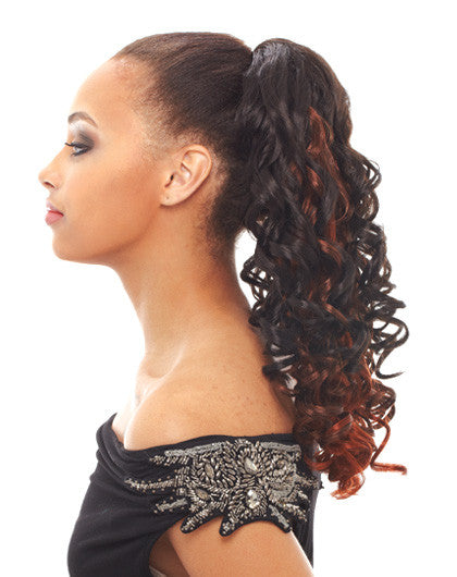 Janet Collection Ponytail Plum