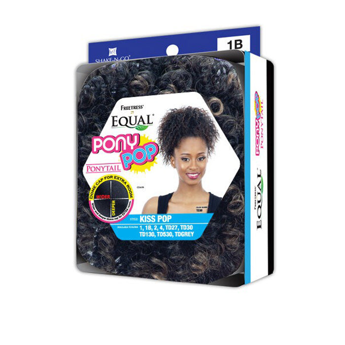 Shake N Go Equal Pony Pop Drawstring Ponytail - KISS POP