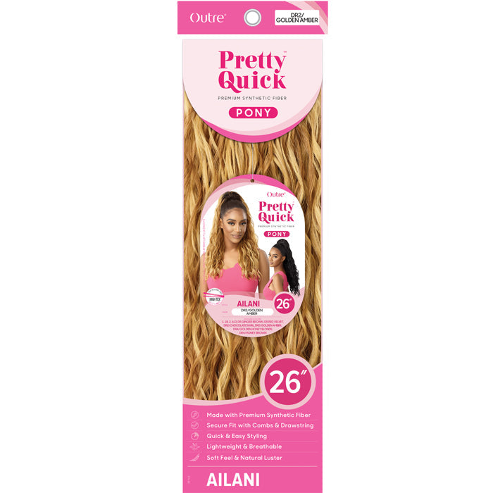 Outre Pretty Quick Drawstring Ponytail - AILANI 26"