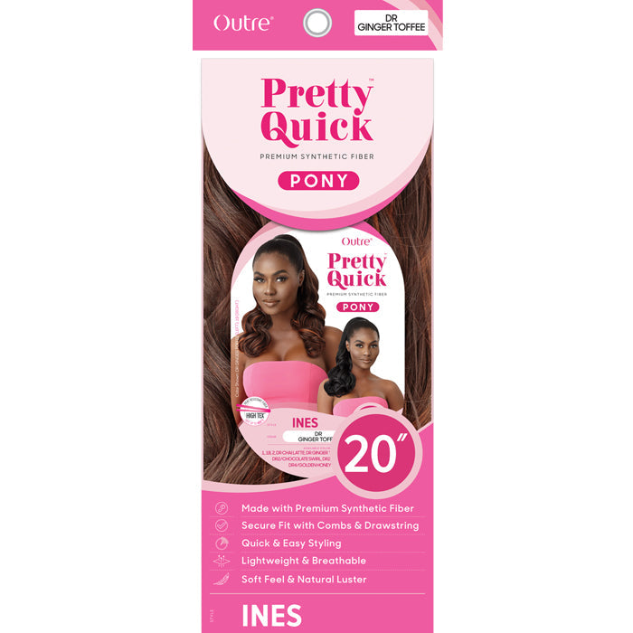 Outre Pretty Quick Wrap Ponytail - INES