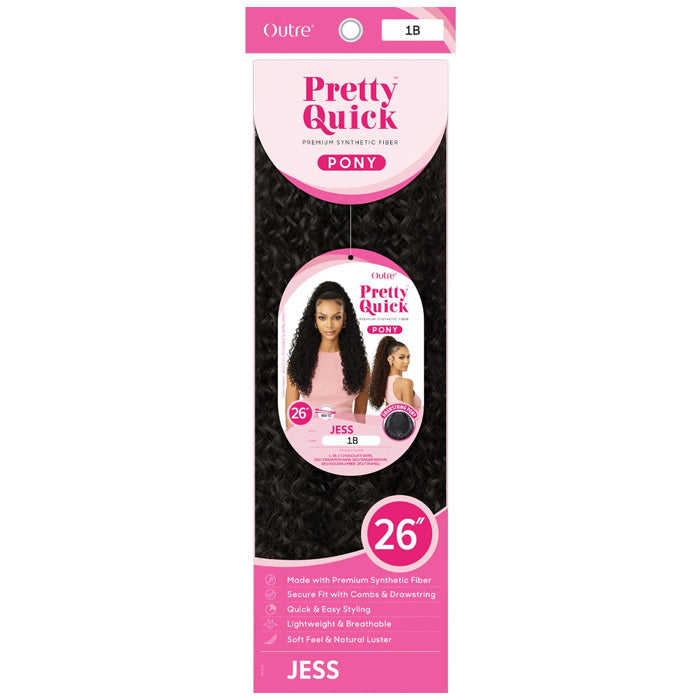 Outre Pretty Quick Drawstring Ponytail - JESS