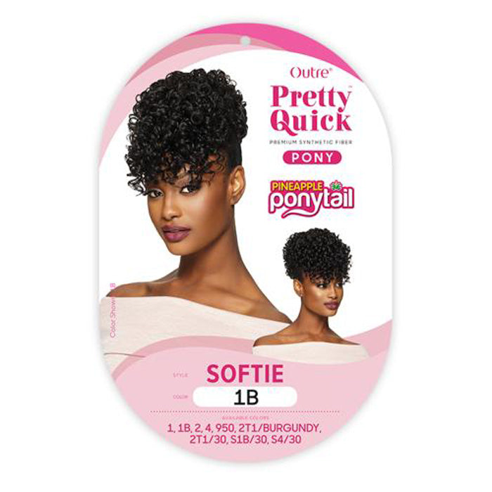 Outre Pretty Quick Pineapple Ponytail - SOFTIE