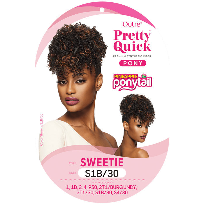 Outre Pretty Quick Pineapple Ponytail - SWEETIE