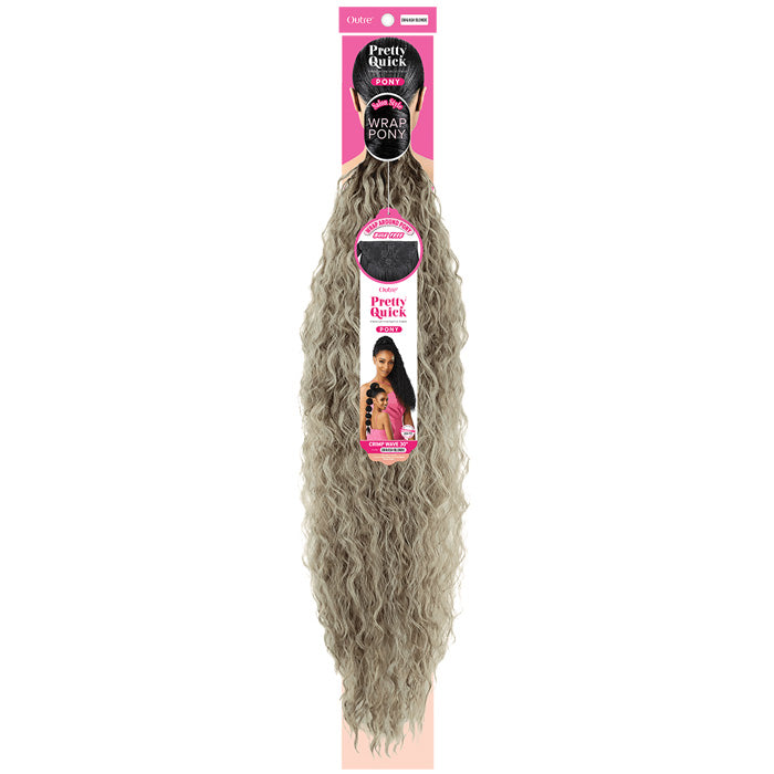 Outre Pretty Quick Synthetic Wrap Ponytail - CRIMP WAVE 30"