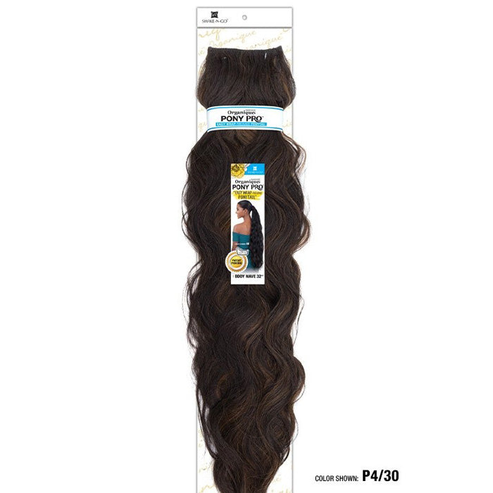 Shake N Go Organique Pony Pro Ponytail - BODY WAVE 32"