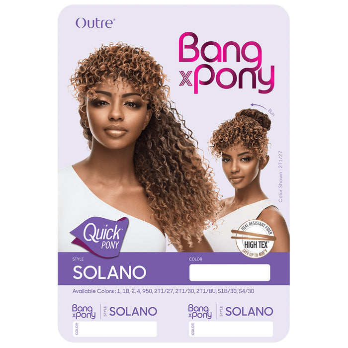 Outre Bang x Pony Quick Pony - SOLANO