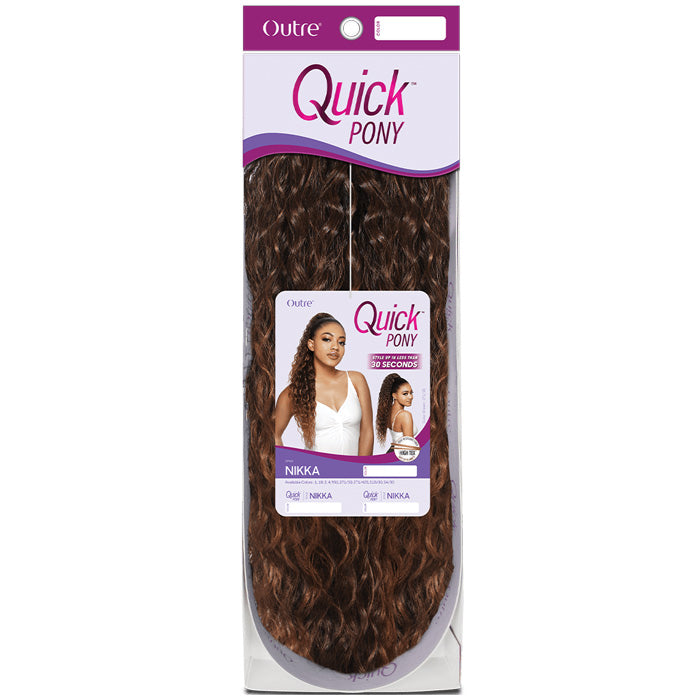 Outre Synthetic Hair Ponytail Quick Pony NIKKA