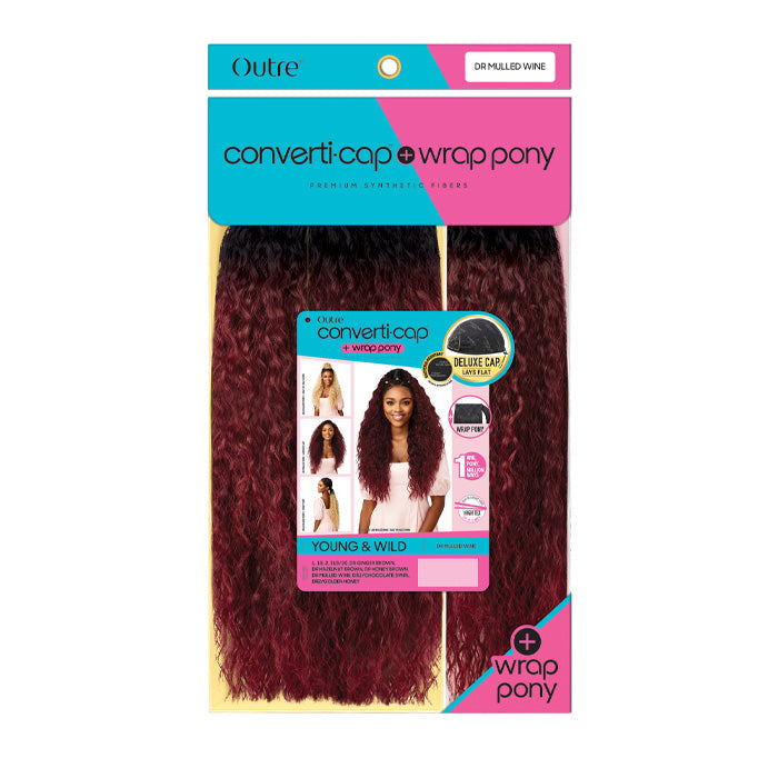 Outre Converti Cap + Wrap Pony Synthetic Wig - YOUNG & WILD