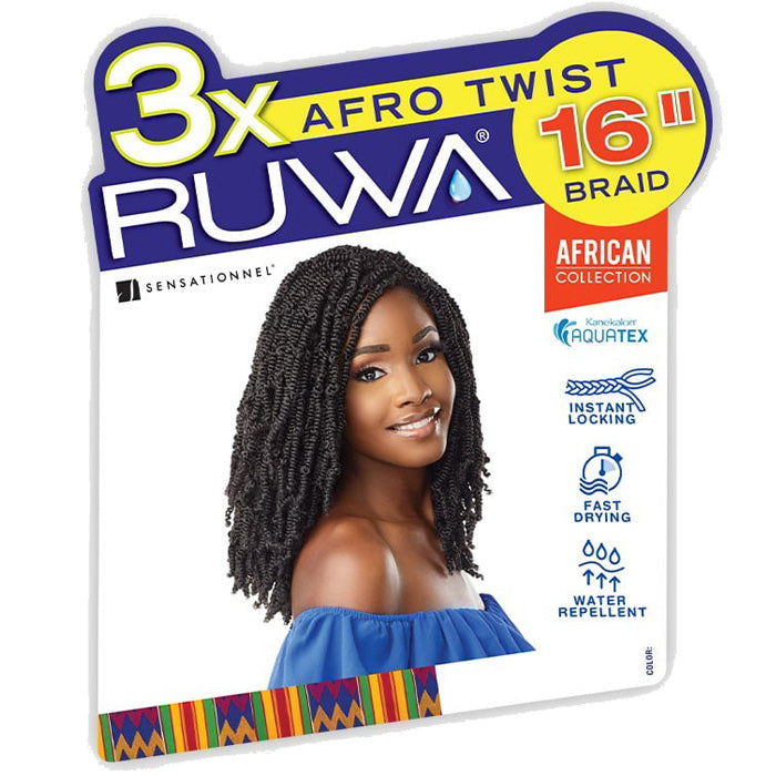 Sensationnel Ruwa Braid - 3X AFRO TWIST 16"