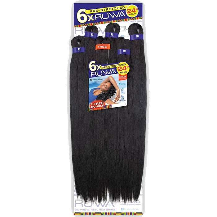 Sensationnel 6X Pre Stretched RUWA BRAID 24"