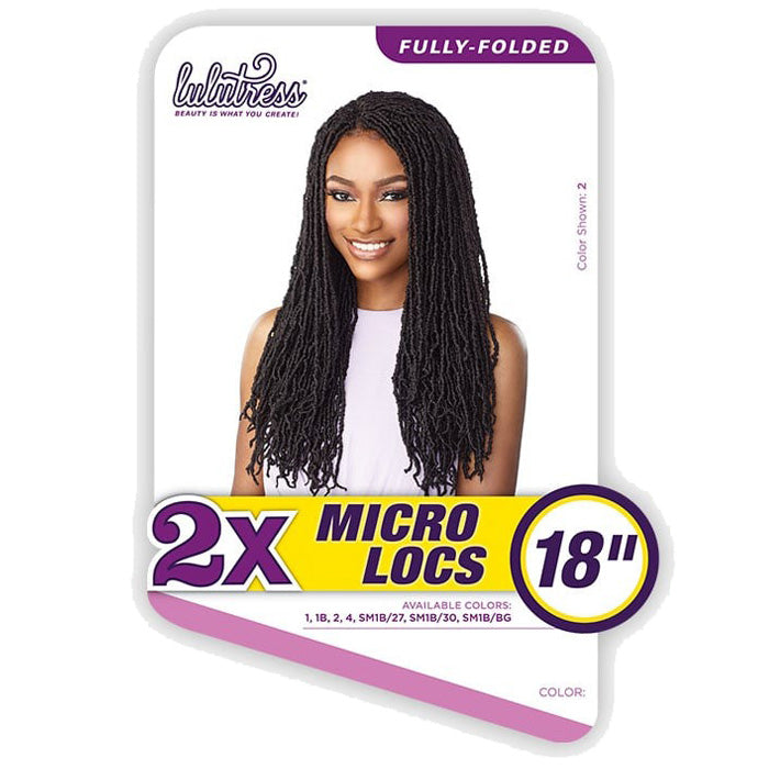 Sensationnel Lulutress Crochet Braid 2X MICRO LOCS 18"