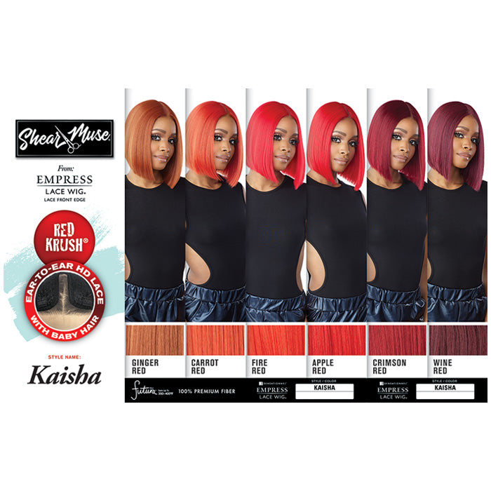 Sensationnel Empress Shear Muse HD Lace Front Wig - KAISHA - Red Krush