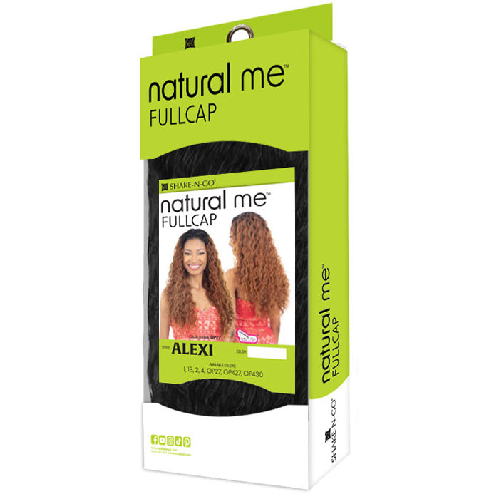 Shake N Go Natural Me Fullcap Half Wig - ALEXI