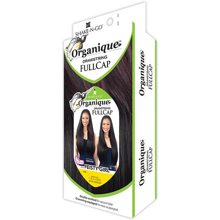 Shake N Go Organique Drawstring FullCap Half Wig - FEISTY GIRL